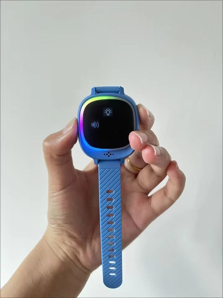 Customer photo of drywell wrist alarm on their child's wrist