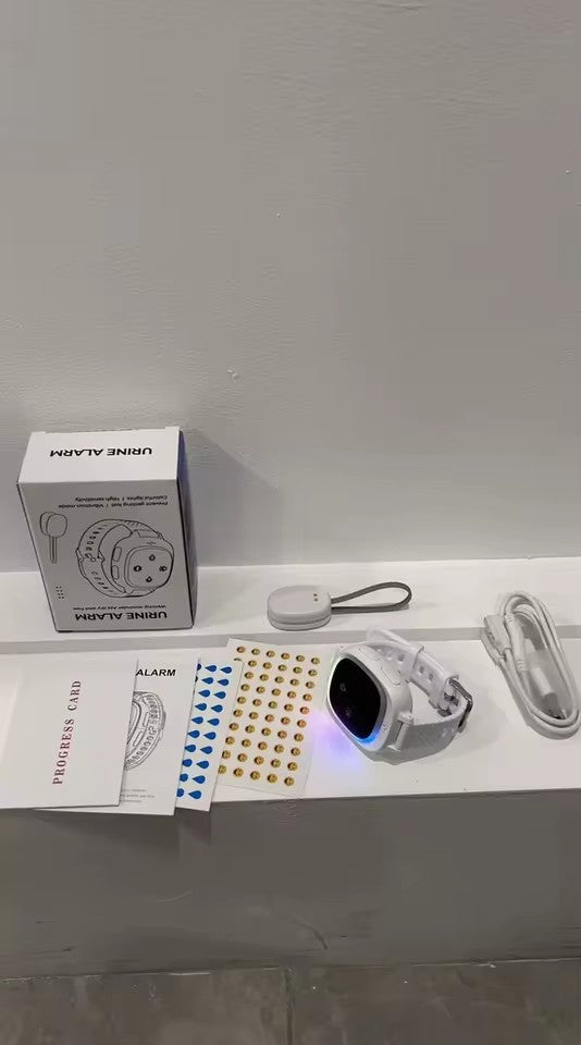 Customer photo of drywell alarm, sensor, and progress stickers